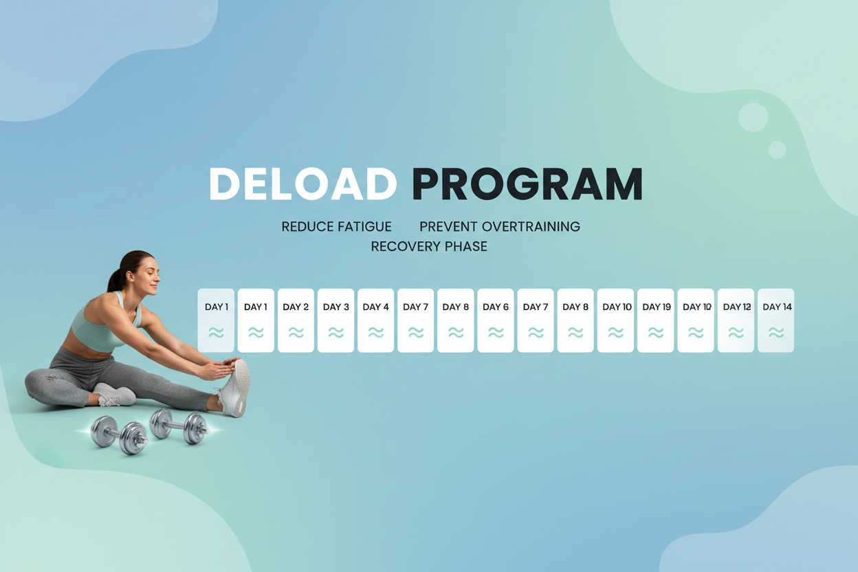 Learn how to deload effectively with this 2-week program. Reduce fatigue, prevent overtraining, and prepare your body for the next training phase.